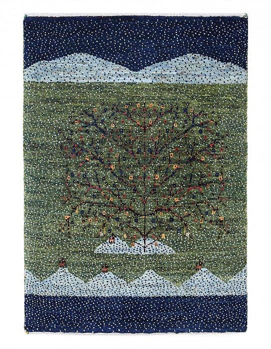 Fine Hand knotted Persain Gabbeh 1'11'' X 2'7'': Fine Hand knotted Persain Gabbeh 1'11'' X 2'7'' - New, Gabbeh, Hand-Knotted, Lamb's Wool, 300 -D13771- 862.This item is part of our fine auction collection which includes many fine home accessories in