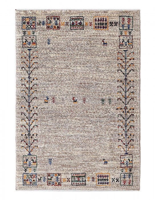 Beige Color Fine Hand knotted Persian Gabbeh 2'2"X 3'2": Beige Color Fine Hand knotted Persian Gabbeh 2'2"X 3'2" - NEW, Gabbeh, Hand-Knotted, Lamb's Wool, 300 -D13738- 862.This item is part of our fine auction collection which includes many fine home access