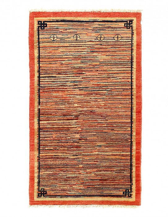 Fine Hand knotted Persian Gabbeh 3'X 5': Fine Hand knotted Persian Gabbeh 3'X 5' - circa 2010, Gabbeh, Hand-Knotted, Lamb's Wool, 300 -D14916- 862.This item is part of our fine auction collection which includes many fine home accessories inc