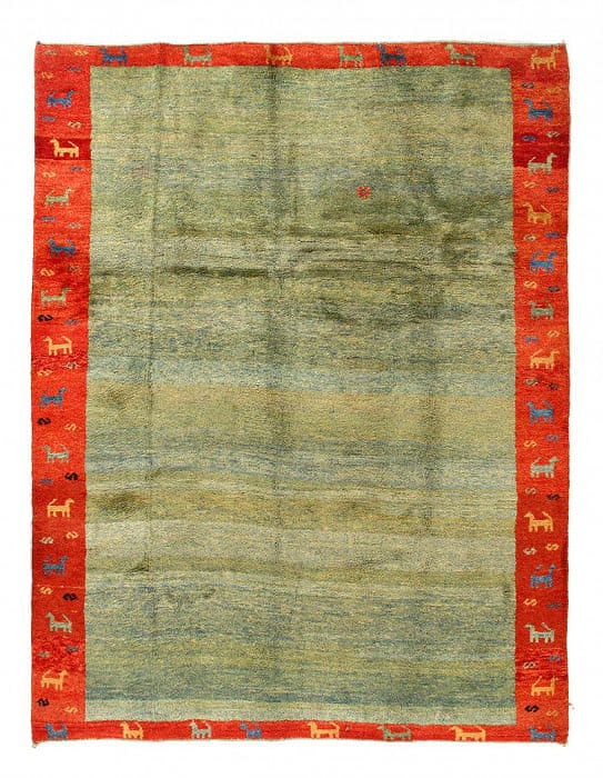 Fine Hand Knotted Persian gabbeh 8'X 10'7": Fine Hand Knotted Persian gabbeh 8'X 10'7" - CIRCA 1960, Gabbeh, Hand-Knotted, Lamb's Wool, 300 -D03331- 862.This item is part of our fine auction collection which includes many fine home accessories 