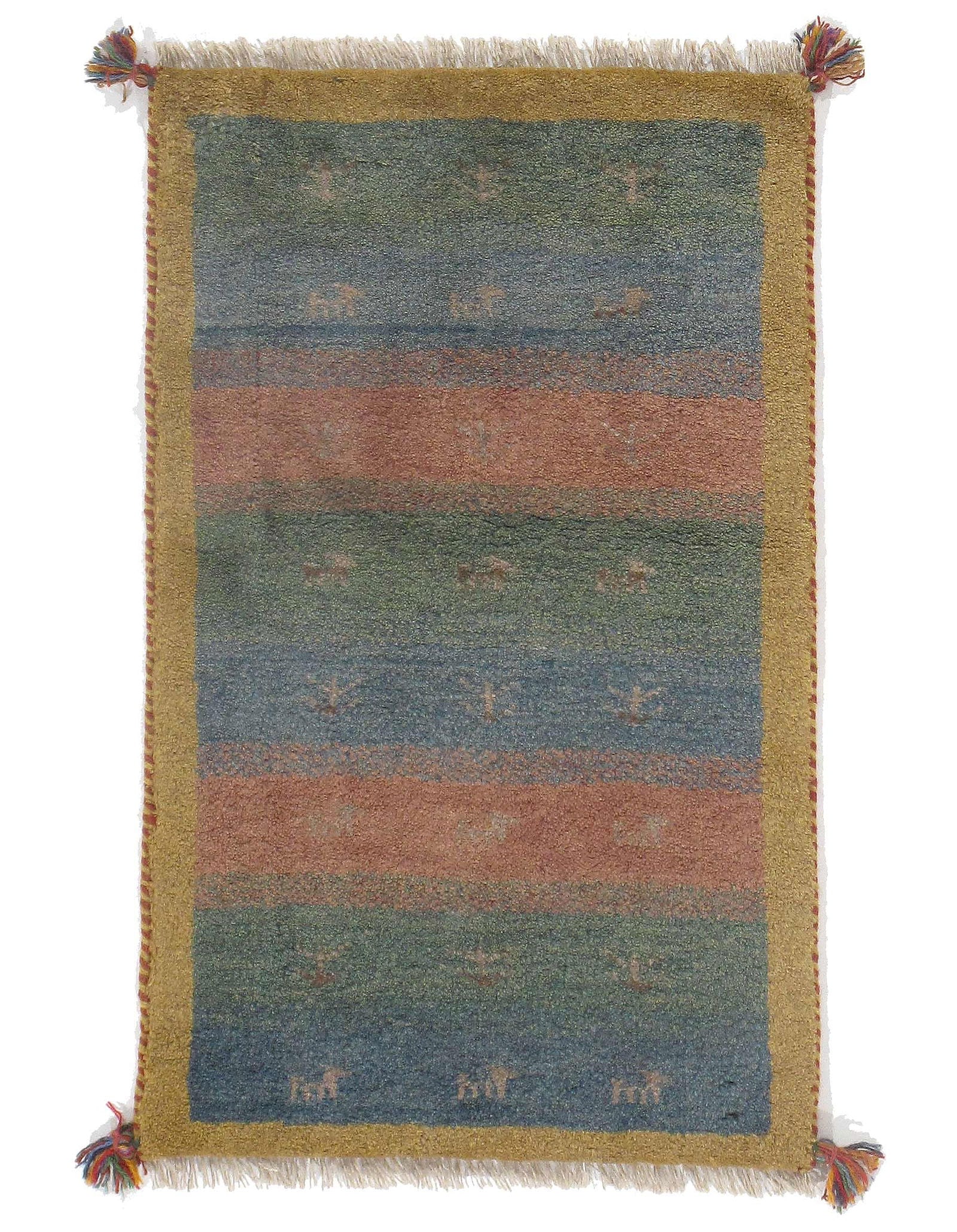Fine Hand knotted Persian Gabbeh Rug 2'X 3': Fine Hand knotted Persian Gabbeh Rug 2'X 3' - NEW, Gabbeh, Hand-Knotted, Lamb's Wool, 300 -D09712- 862.This item is part of our fine auction collection which includes many fine home accessories includ