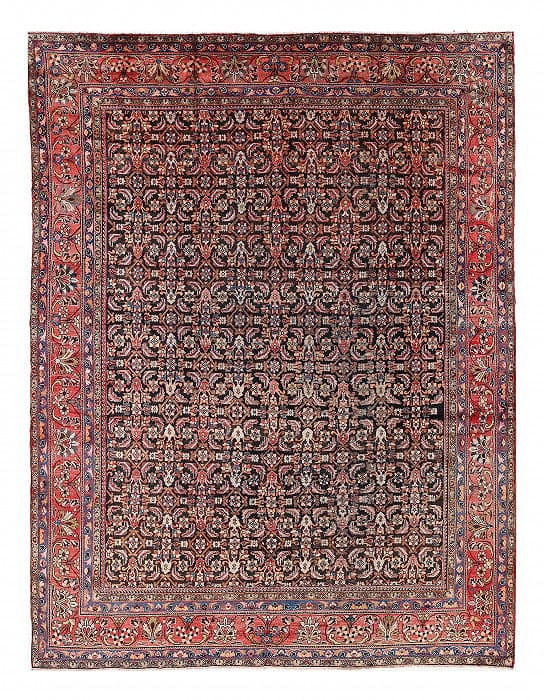 Persian Antique Hamadan rug 9'8"X 12'2" (1 of 3)
