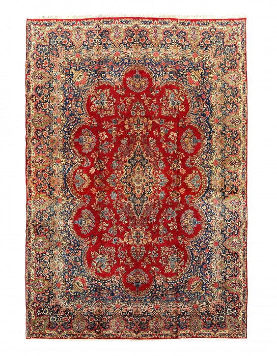 Fine Hand knotted Persian Vintage Kerman 11'3'' X 16'4'' (1 of 3)