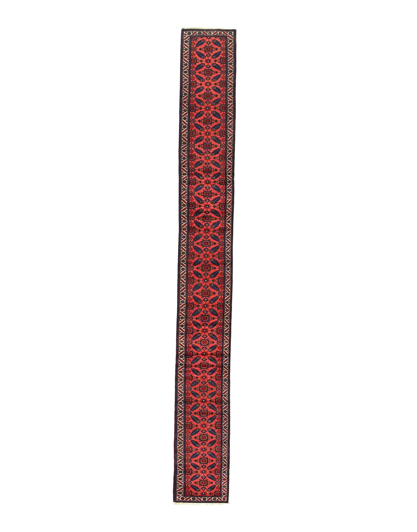 Fine Hand knotted Persian Lilian Runner 2'8'' X 25'6'': Fine Hand knotted Persian Lilian Runner 2'8'' X 25'6'' - 1970, Lilian Saruk, Hand-Knotted, Runner, 300 -D12134- 862.This item is part of our fine auction collection which includes many fine home acces