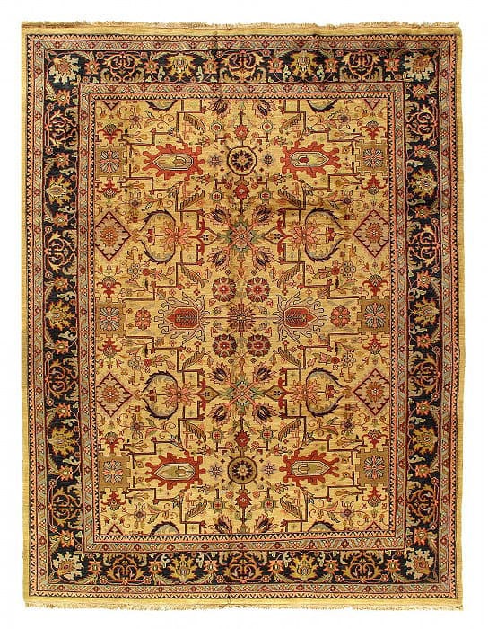 Fine Hand Knotted Mahal Design 9'x 12': Fine Hand Knotted Mahal Design 9'x 12' - new, Mahal, Hand-Knotted, Lamb's Wool, 300 -22396- 862.This item is part of our fine auction collection which includes many fine home accessories including ant