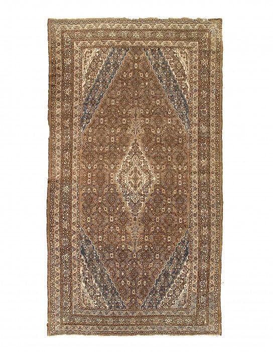 Rust Persian Antique Mahal 9'3"X16'4": Rust Persian Antique Mahal 9'3"X16'4" - circa 1920, Mahal, Hand-Knotted, Lamb's Wool, 300 -D14464- 862.This item is part of our fine auction collection which includes many fine home accessories includ