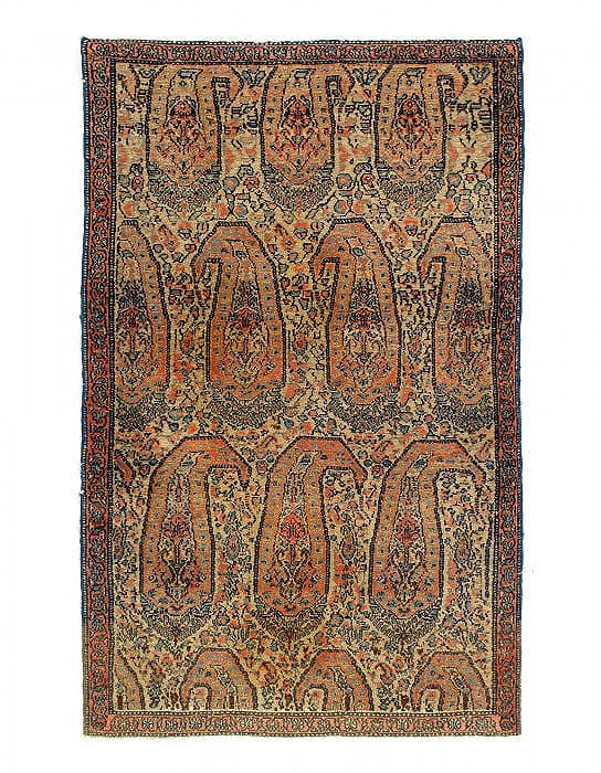 Persian Hand Knotted Antique Malayer 2'9'' X 4'6'': Persian Hand Knotted Antique Malayer 2'9'' X 4'6'' - Circa 1900, Malayer, Hand-Loomed, Lamb's Wool, 300 -D12718- 862.This item is part of our fine auction collection which includes many fine home acce