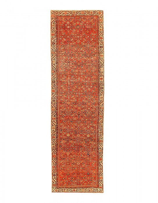 Persian Antique hand knotted Malayer Runner 3'2'' X 11'2'' (1 of 3)