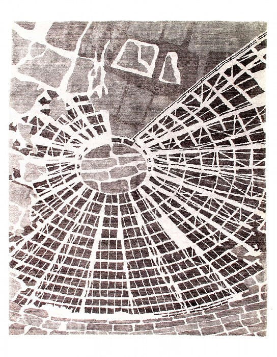 Modern Hand Knotted Silk Gray Area Rug - 9' x 12': Modern Hand Knotted Silk Gray Area Rug - 9' x 12' - New, Modern, Hand-Knotted, Lamb's Wool, 300 -D07174- 862.This item is part of our fine auction collection which includes many fine home accessories 