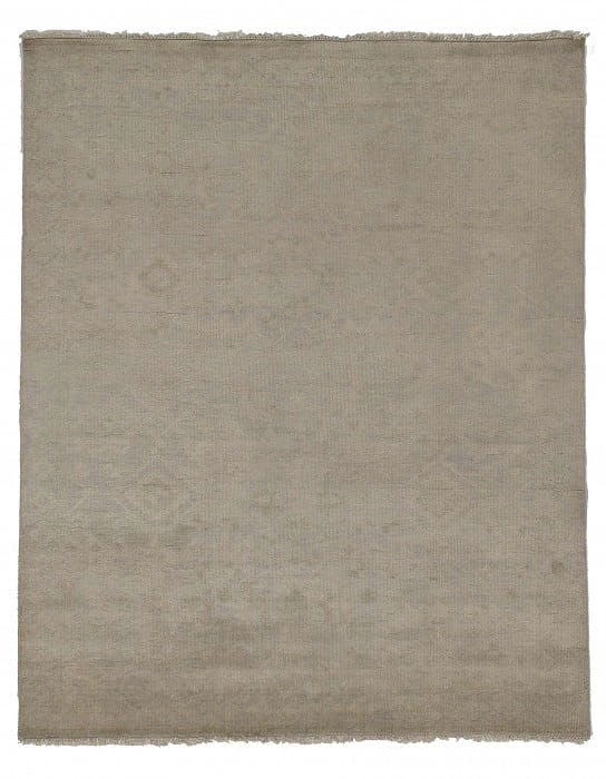One-of-a-Kind Oushak Hand-Knotted Wool Gray Area Rug - 7'9" X 9'9": One-of-a-Kind Oushak Hand-Knotted Wool Gray Area Rug - 7'9" X 9'9" - New, Modern, Hand-Knotted, Lamb's Wool, 300 -D09007- 862.This item is part of our fine auction collection which includes many fine 