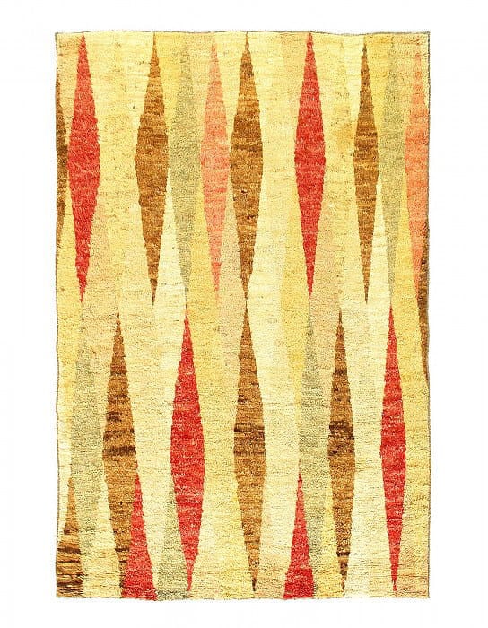 Fine Hand Knotted Modern Shaggy rug 5'6'' X 8'7'': Fine Hand Knotted Modern Shaggy rug 5'6'' X 8'7'' - New, Modern, Hand-Knotted, Lamb's Wool, 300 -D10771- 862.This item is part of our fine auction collection which includes many fine home accessories 