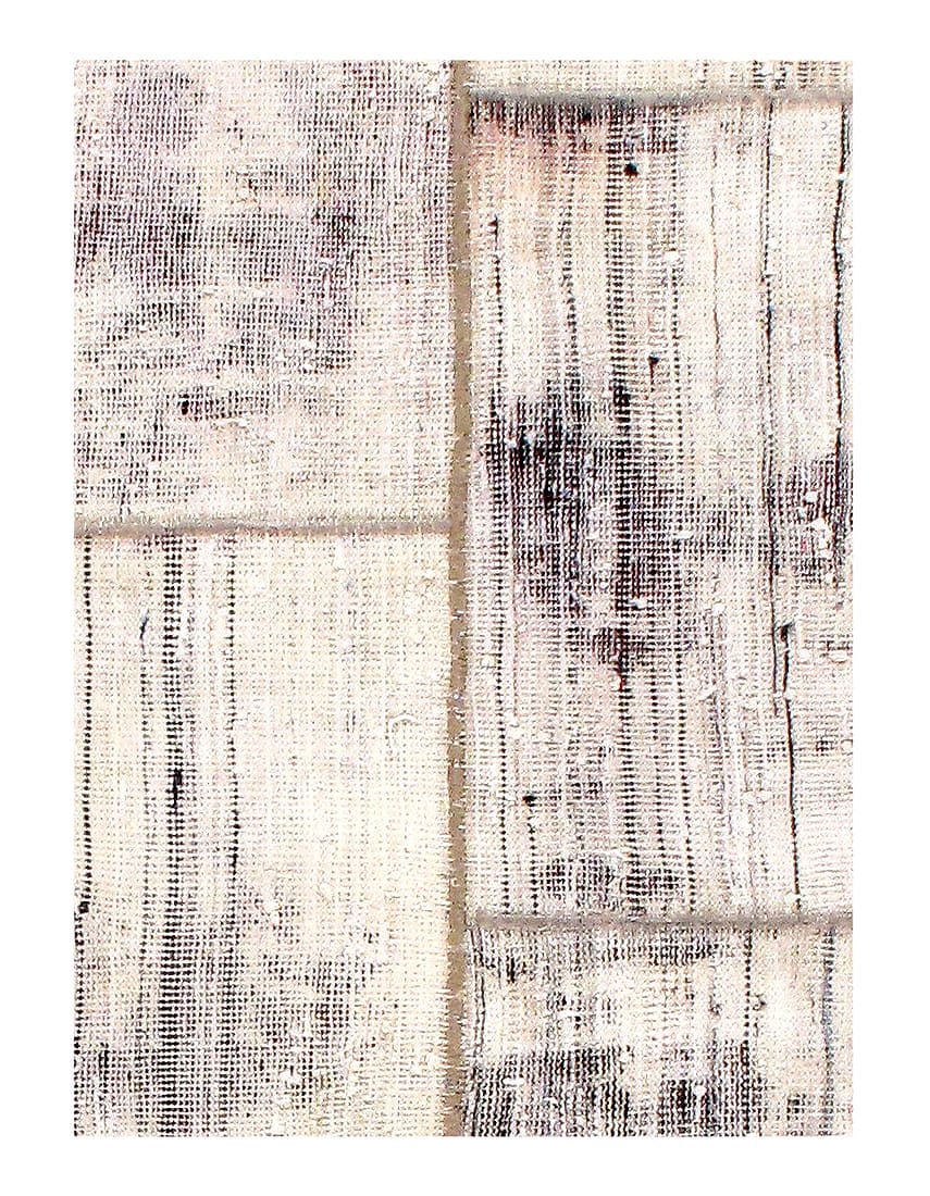 Ivory Persian Patch-Work 5'9''X 6'8'' - 2