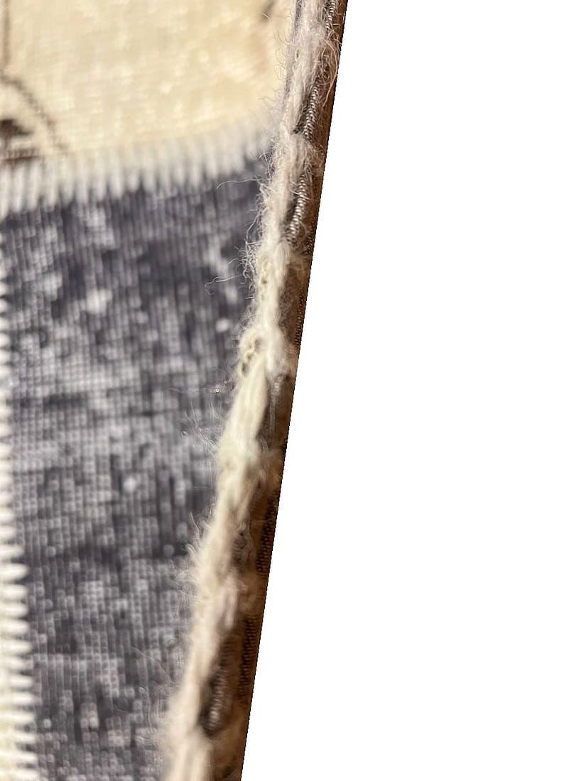 Gray Turkish Patchwork 6' X 8' - 5