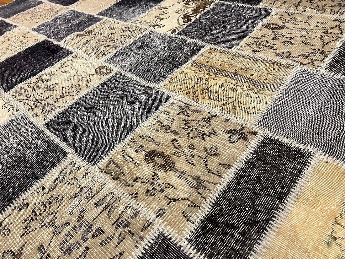 Gray Turkish Patchwork 6' X 8' - 7