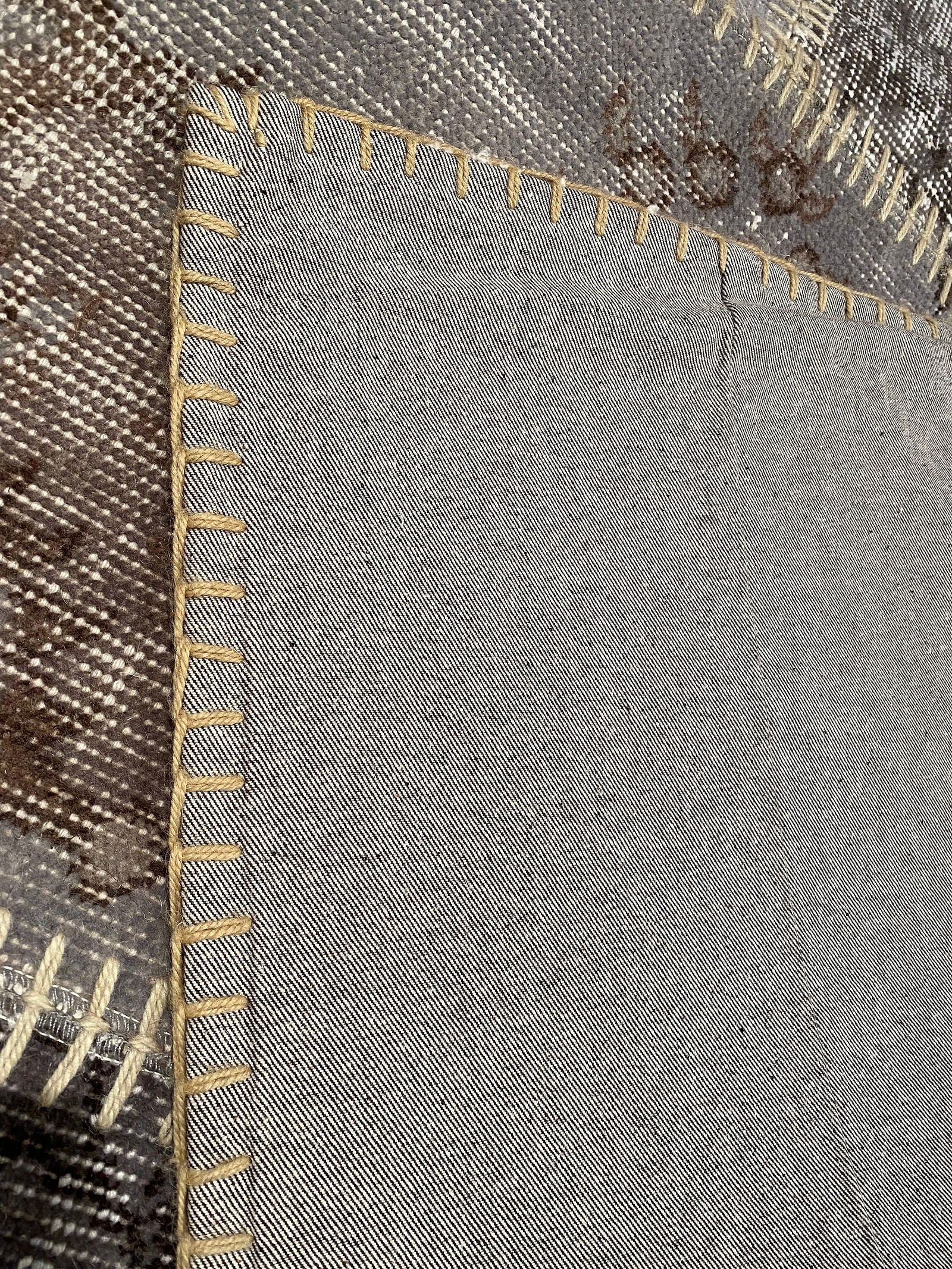 Gray Turkish Patchwork 8' X 10' - 5