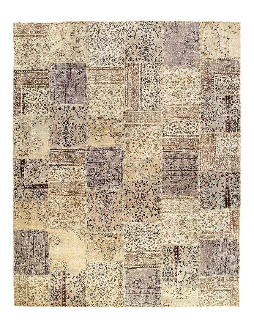 Tan Turkish Patchwork 8' X 10' (1 of 3)