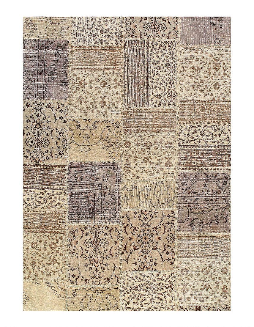 Tan Turkish Patchwork 8' X 10' - 2