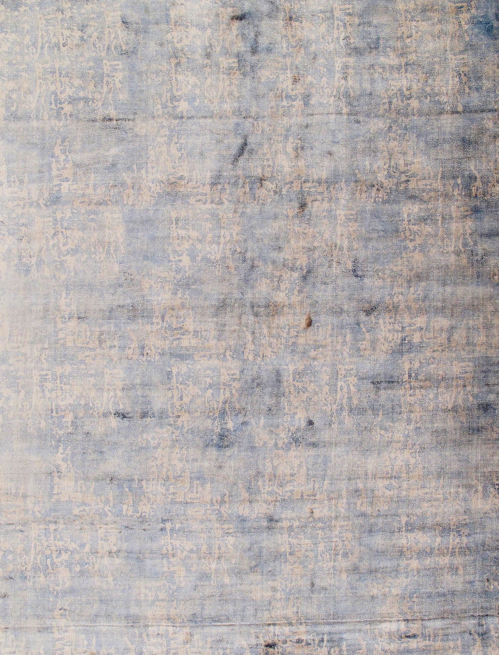 Light Blue hand Knotted Modern rug 10' X 14': Light Blue hand Knotted Modern rug 10' X 14' - New, Modern, Hand-Loomed, Viscose, 300 -D09401- 862.This item is part of our fine auction collection which includes many fine home accessories including 