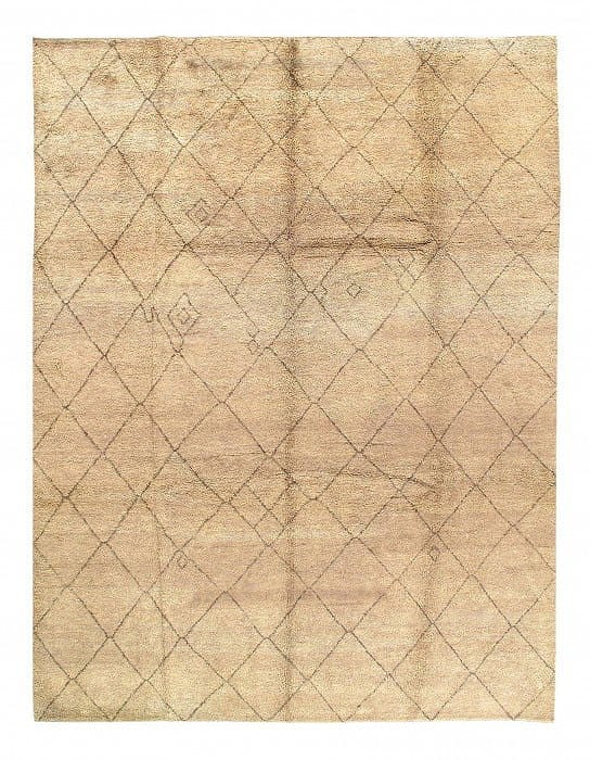 Modern Moroccan Rug - 9'x12': Modern Moroccan Rug - New, Moroccan, Hand-Knotted, Wool, 300 -D06495- 862.This item is part of our fine auction collection which includes many fine home accessories including antique rugs, vintage