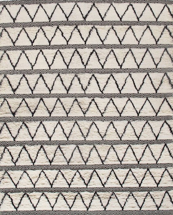 Ivory Moroccon 8' X 10': Ivory Moroccon 8' X 10' - New, Moroccan, Hand-Knotted, Lamb's Wool, 300 -D09327- 862.This item is part of our fine auction collection which includes many fine home accessories including antique rugs,