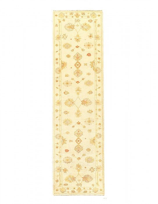 Fine Hand Knotted Oushak design Runner 2'8'' X 9'7'': Fine Hand Knotted Oushak design Runner 2'8'' X 9'7'' - New, Oushak, Hand-Knotted, Lamb's Wool, 300 -D04882- 862.This item is part of our fine auction collection which includes many fine home accessori