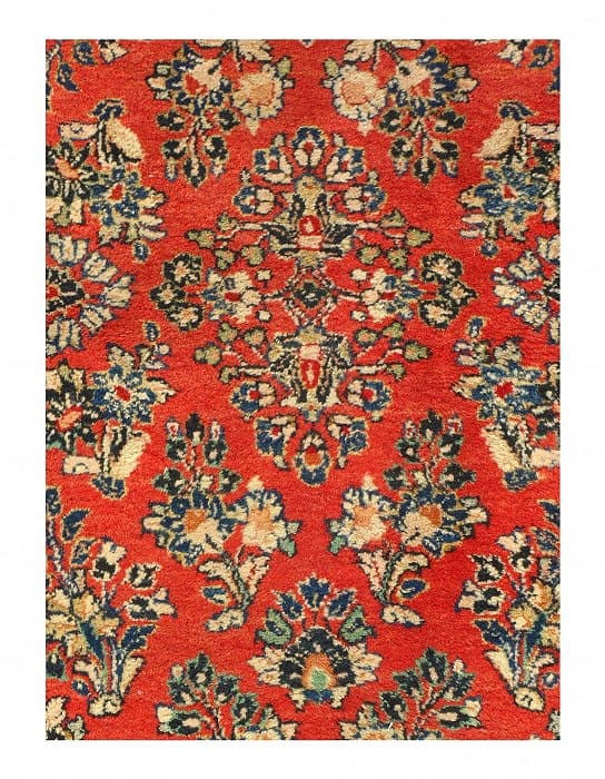 Persian Rust Antigue Sarouk 2' x 4' - 2