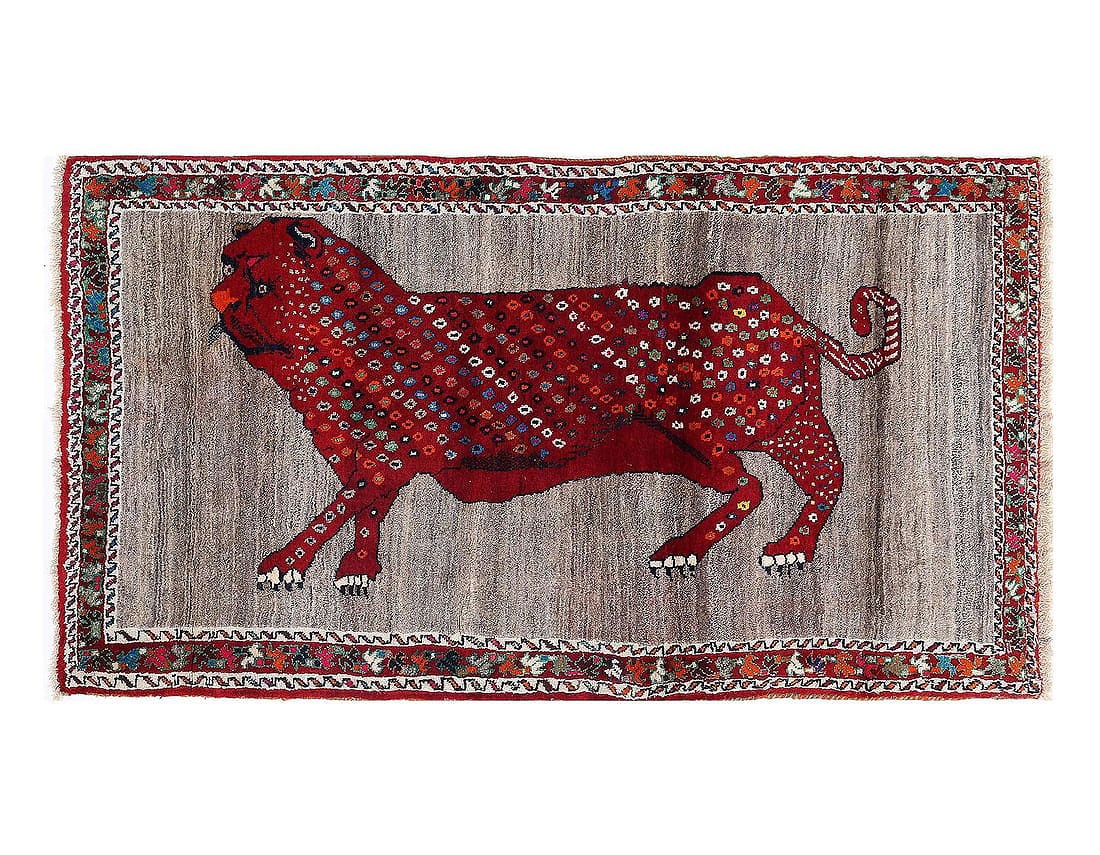 Fine Hand knotted Persian Shiraz rug 3'3'' X 6'2'': Fine Hand knotted Persian Shiraz rug 3'3'' X 6'2'' - New, Shiraz, Hand-Knotted, Lamb's Wool, 300 -D13359- 862.This item is part of our fine auction collection which includes many fine home accessories