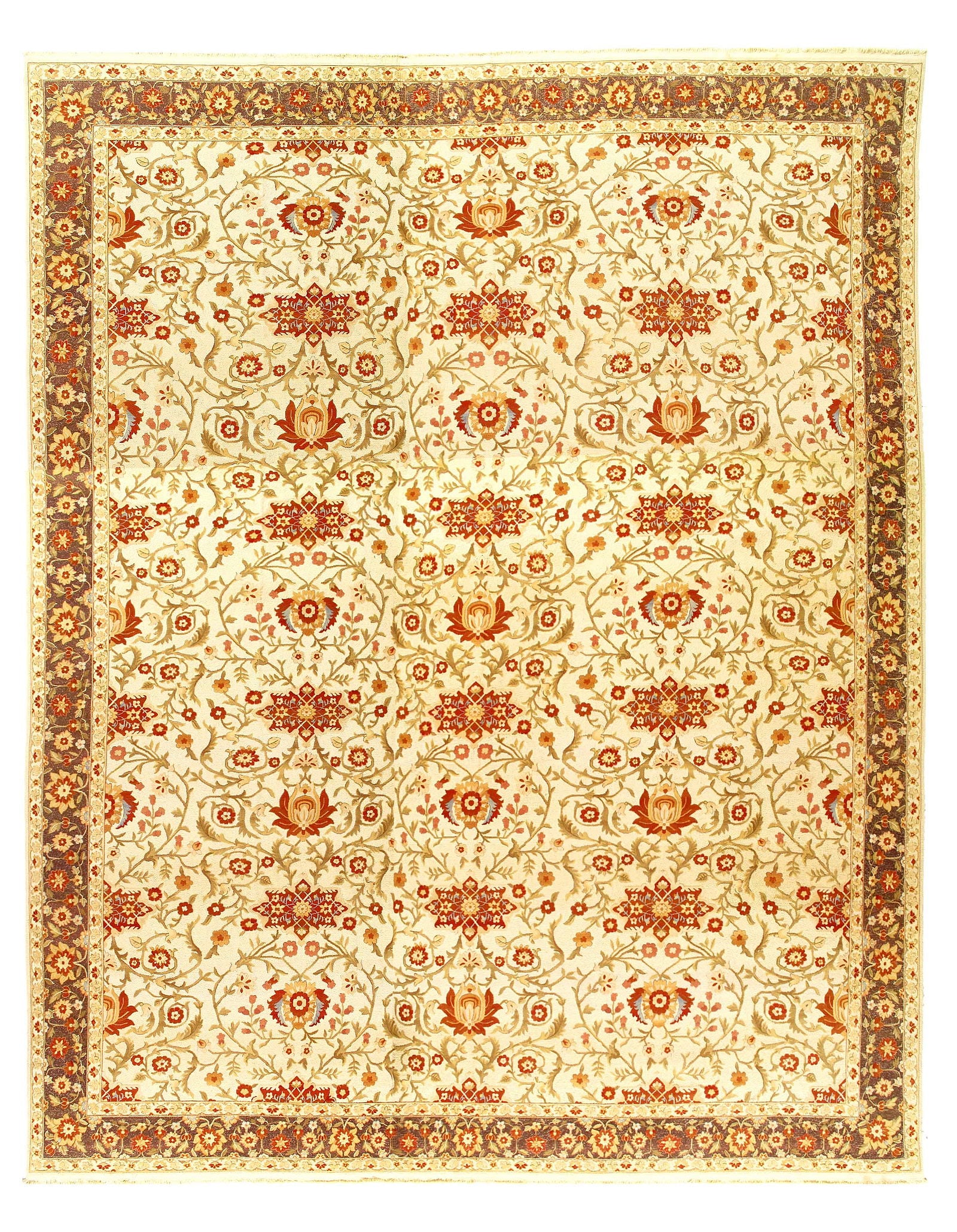 Ivory Color hand Knotted Egyptian souf rug 15'11'' X 20': Ivory Color hand Knotted Egyptian souf rug 15'11'' X 20' - Circa 1980, Souf, Flatweave, Lamb's Wool, 300 -D11517- 862.This item is part of our fine auction collection which includes many fine home acc