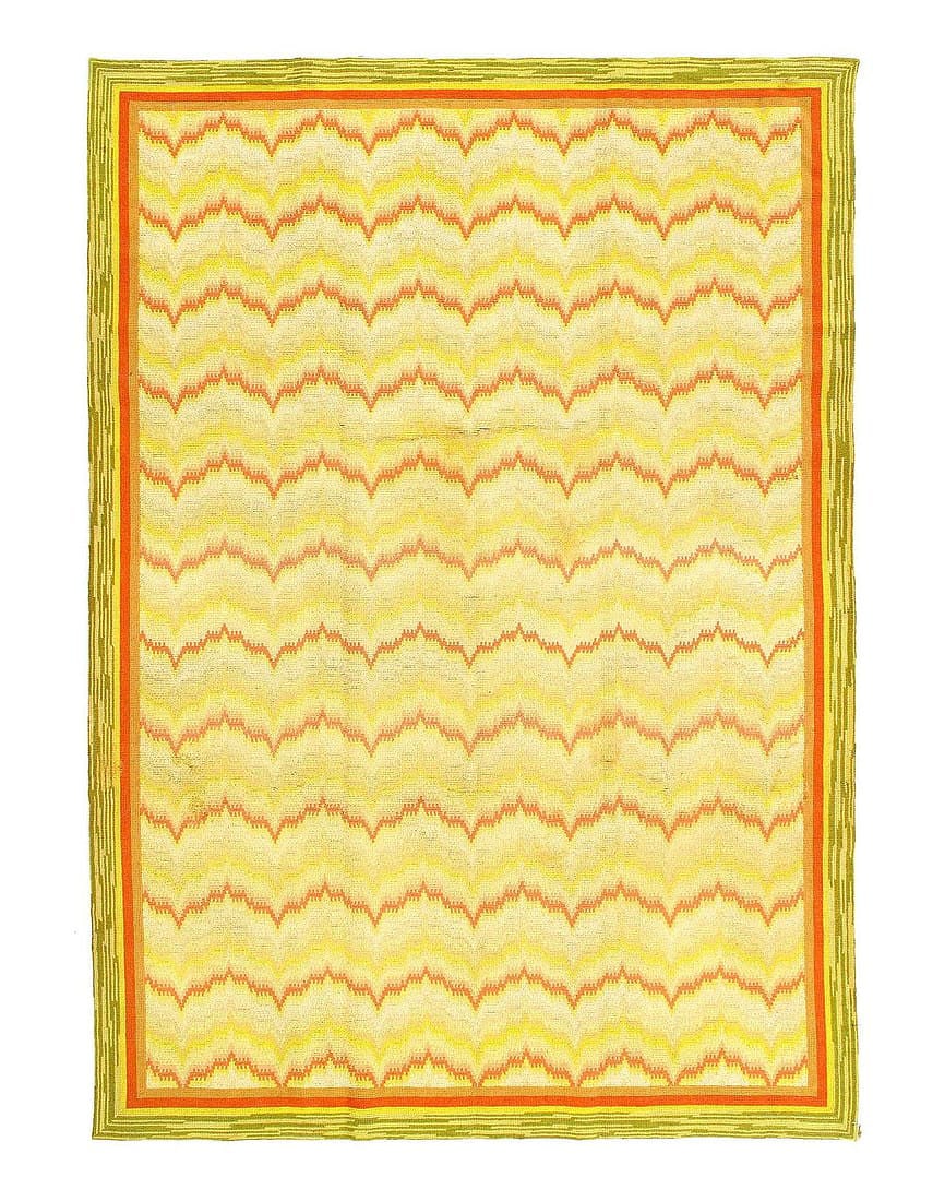 Antique Hand Knotted Spain art deco rug 6'3'' X 8'11'': Antique Hand Knotted Spain art deco rug 6'3'' X 8'11'' - Circa 1920, Spanish Savonnerie, Hand-Knotted, Flat Weave, 300 -19823- 862.This item is part of our fine auction collection which includes many 