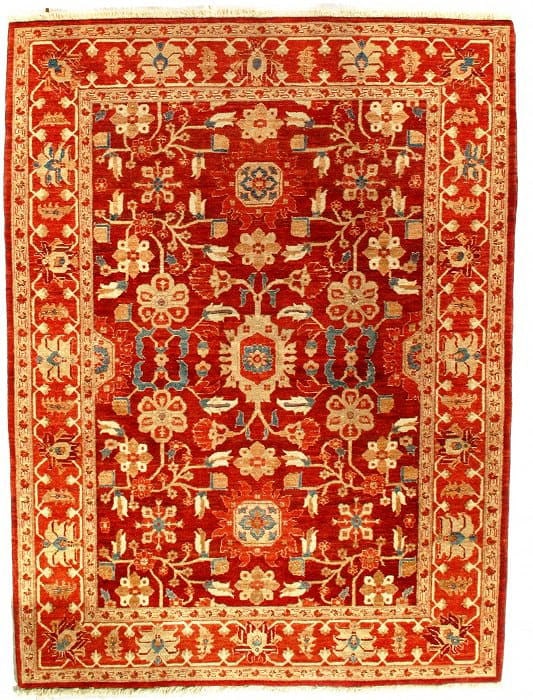 Rust Pak Sultanabad 5'x8': Rust Pak Sultanabad 5'x8' - New, Sultanabad, Hand-Knotted, Lamb's Wool, 300 -D10025- 862.This item is part of our fine auction collection which includes many fine home accessories including antique ru