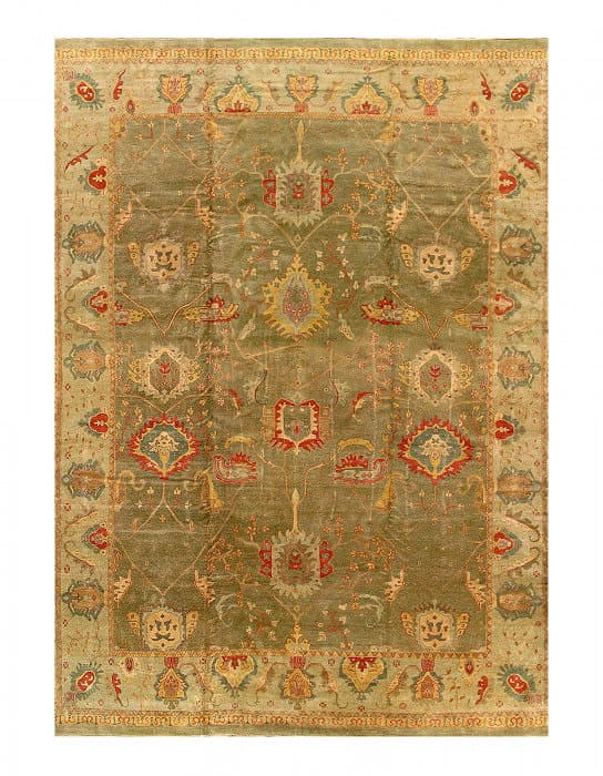 Fine Hand knotted Persian sultanabad design 14'11'' X 19'6'': Fine Hand knotted Persian sultanabad design 14'11'' X 19'6'' - New, Sultanabad, Hand-Knotted, Lamb's Wool, 300 -22453- 862.This item is part of our fine auction collection which includes many fine hom