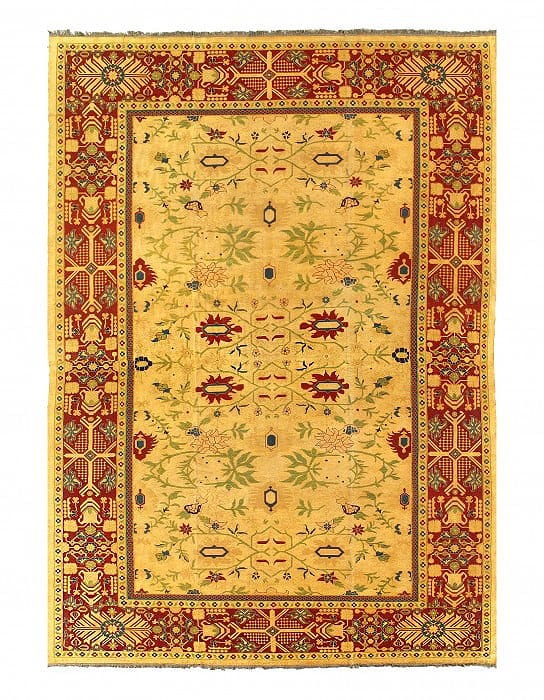 Ivory Fine Hand Woven Sultanabad 12' X 18': Ivory Fine Hand Woven Sultanabad 12' X 18' - New, Sultanabad, Hand-Woven, Lamb's Wool, 300 -24067- 862.This item is part of our fine auction collection which includes many fine home accessories includ