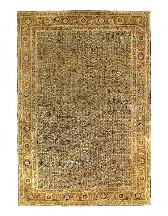Antique Persian Tabriz Rug - 10'8" x 17'6" (1 of 4)