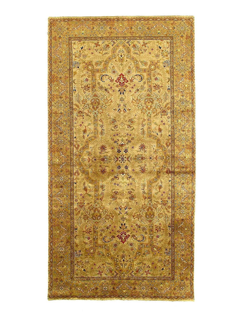 Fine Hand Knotted Gallery size Tabriz design 5'11'' X 11'8'': Fine Hand Knotted Gallery size Tabriz design 5'11'' X 11'8'' - New, Tabriz, Hand-Knotted, Lamb's Wool, 300 -31646- 862.This item is part of our fine auction collection which includes many fine home ac