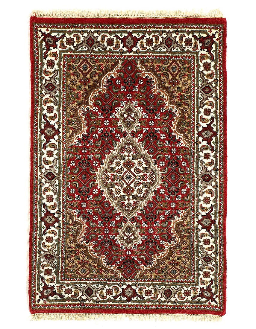 Fine Hand Knotted Silk & wool Tabriz rug 2' X 3': Fine Hand Knotted Silk & wool Tabriz rug 2' X 3' - New, Tabriz, Hand-Knotted, Wool & Silk, 300 -D13070- 862.This item is part of our fine auction collection which includes many fine home accessories i