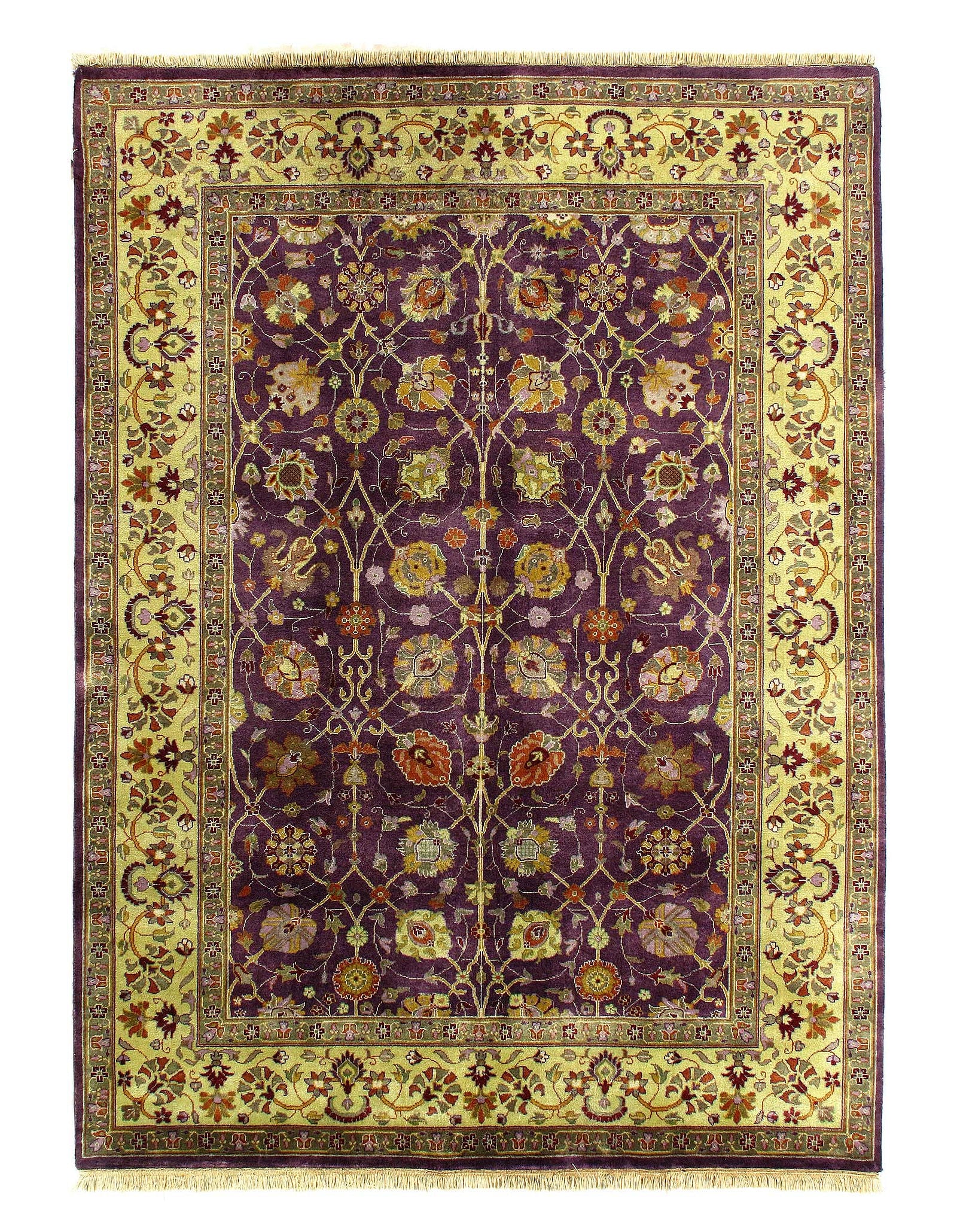 Fine Hand Knotted Persian Design Tabriz 5' X 7': Fine Hand Knotted Persian Design Tabriz 5' X 7' - New, Tabriz, Hand-Knotted, Lamb's Wool, 300 -25664- 862.This item is part of our fine auction collection which includes many fine home accessories inc