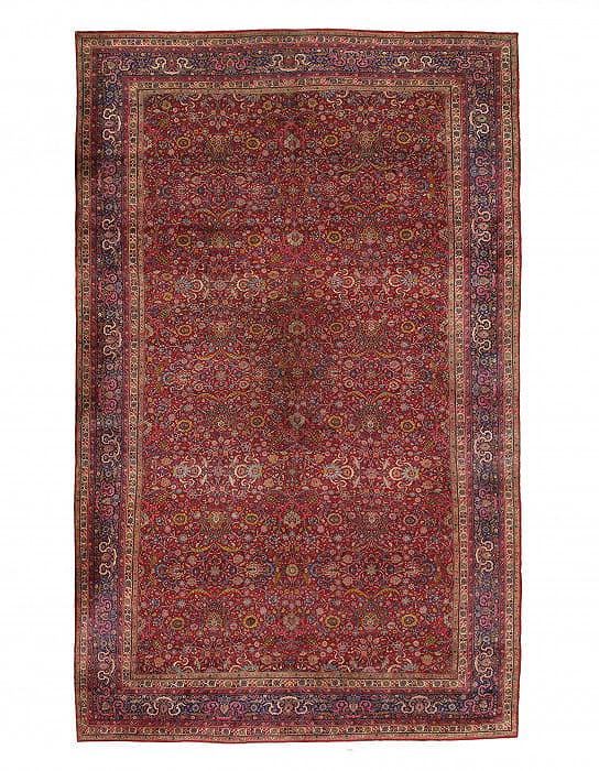Fine Hand knotted Persian Antique Tabriz rug 17'9'' X 30' (1 of 4)