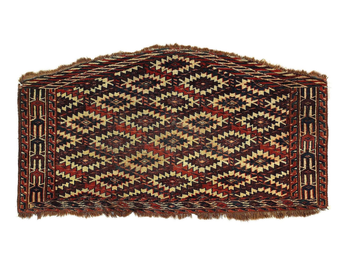 Fine Hand knotted Antique Russian Turkman 2'X 3'8": Fine Hand knotted Antique Russian Turkman 2'X 3'8" - CIRCA 1880, Tekkeh, Hand-Knotted, Lamb's Wool, 300 -D11922- 862.This item is part of our fine auction collection which includes many fine home