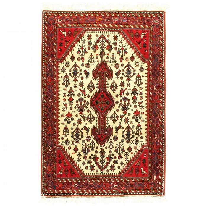 Genuine Persian Abadeh Rug - 3'5"x 5'1": Genuine Persian Abadeh Rug - 3'5"x 5'1" - NEW, Traditional, Hand-Knotted, Wool, 300 -D08653- 862.This item is part of our fine auction collection which includes many fine home accessories including