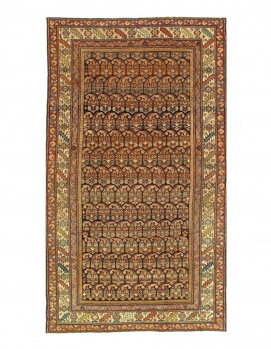 Brown Antique Persian Hamadan 5' X 8'9": Brown Antique Persian Hamadan 5' X 8'9" - Circa 1920, Traditional, Hand-Knotted, Wool, 300 -D07206- 862.This item is part of our fine auction collection which includes many fine home accessories