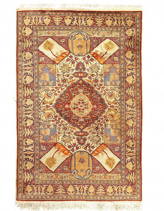 Fine Hand Knotted turkish Antique rug 4' X 6'3'' (1 of 4)