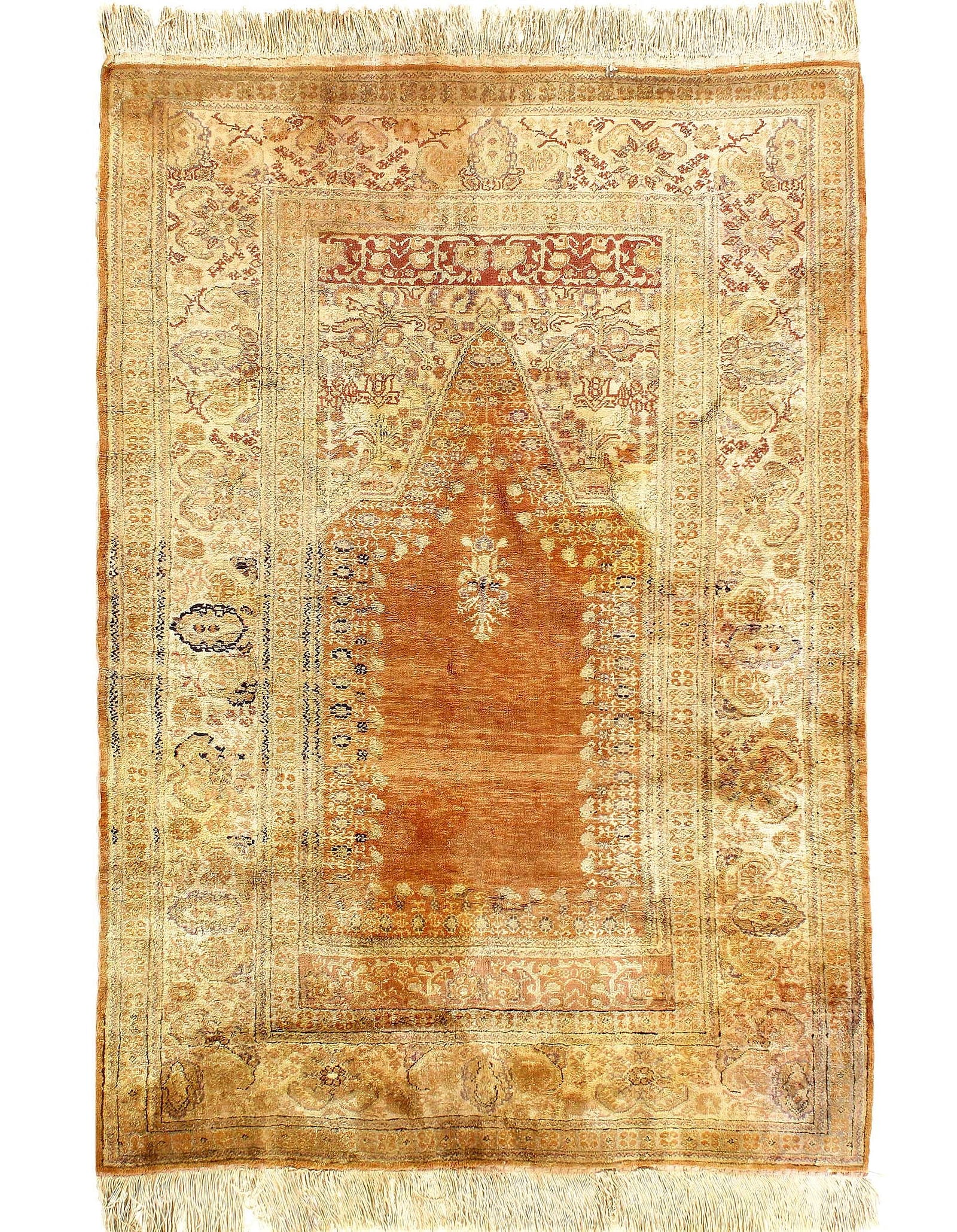 Fine Hand Knotted Turkish rug 4' X 6' (1 of 3)