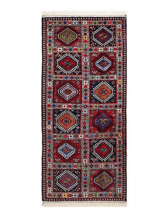 Fine Hand knotted Persian Yalameh 2'2'' x 5': Fine Hand knotted Persian Yalameh 2'2'' x 5' - New, Yalameh, Hand-Knotted, Lamb's Wool, 300 -D13489- 862.This item is part of our fine auction collection which includes many fine home accessories incl
