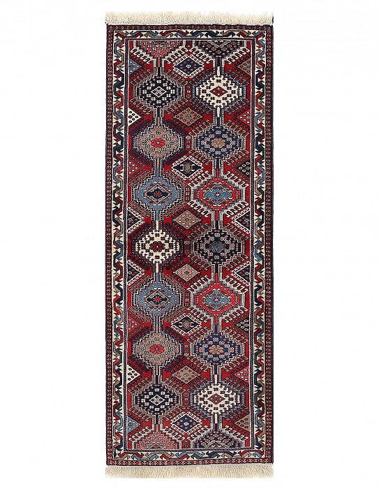 Fine Hand Hand Knotted Persian Yalameh runner 2'1"X 6'5": Fine Hand Hand Knotted Persian Yalameh runner 2'1"X 6'5" - NEW, Yalameh, Hand-Knotted, Lamb's Wool, 300 -D13546- 862.This item is part of our fine auction collection which includes many fine home acce