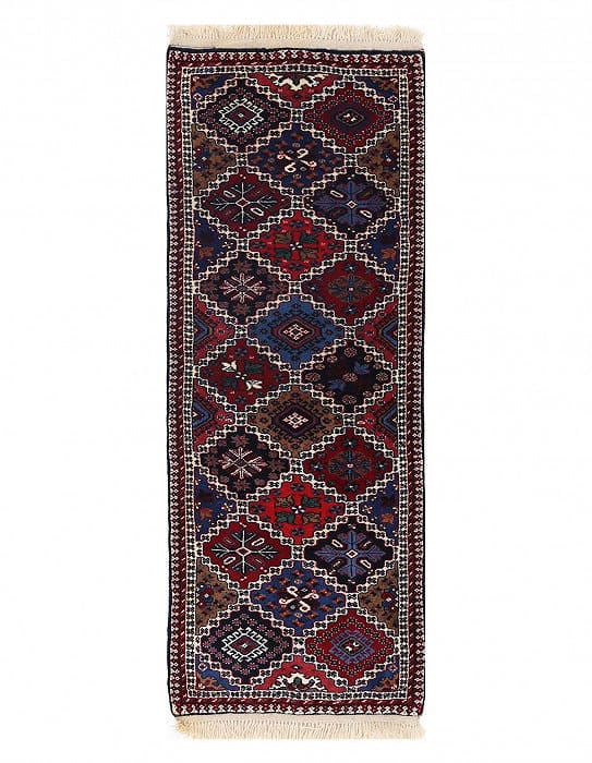 Fine Hand knotted Persian Yalameh runner 1'9"X4'10": Fine Hand knotted Persian Yalameh runner 1'9"X4'10" - NEW, Yalameh, Hand-Knotted, Lamb's Wool, 300 -d14023- 862.This item is part of our fine auction collection which includes many fine home accessori