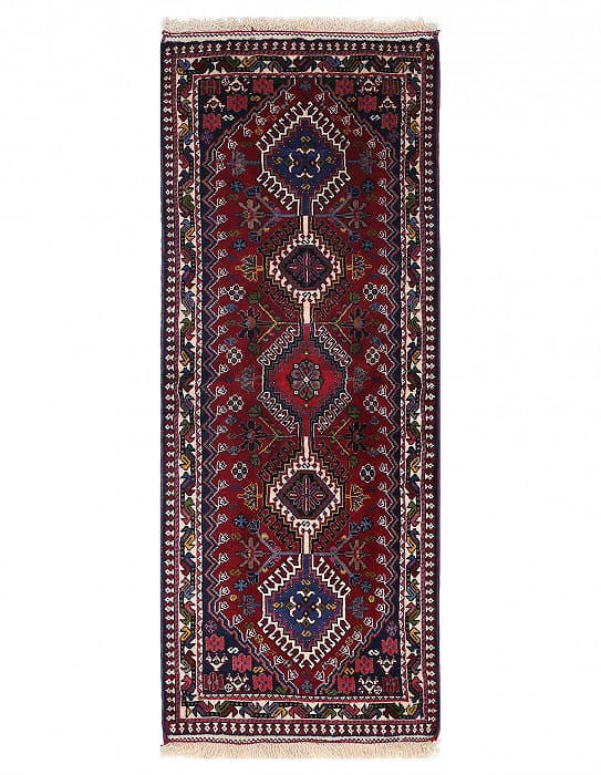 Fine Hand knotted Persian Yalameh runner 2'X5'6": Fine Hand knotted Persian Yalameh runner 2'X5'6" - NEW, Yalameh, Hand-Knotted, Lamb's Wool, 300 -d14027- 862.This item is part of our fine auction collection which includes many fine home accessories 