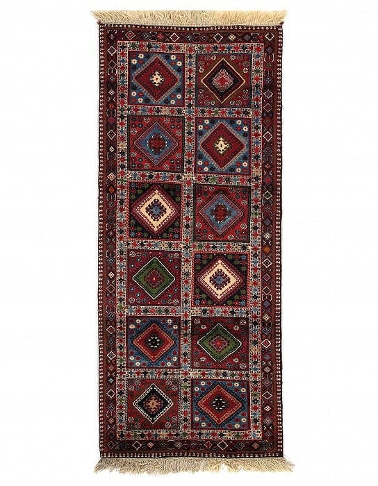 Fine Hand Knotted Persian Yalameh 2'8'' X 6'8'': Fine Hand Knotted Persian Yalameh 2'8'' X 6'8'' - New, Yalameh, Hand-Knotted, Lamb's Wool, 300 -D09570- 862.This item is part of our fine auction collection which includes many fine home accessories i