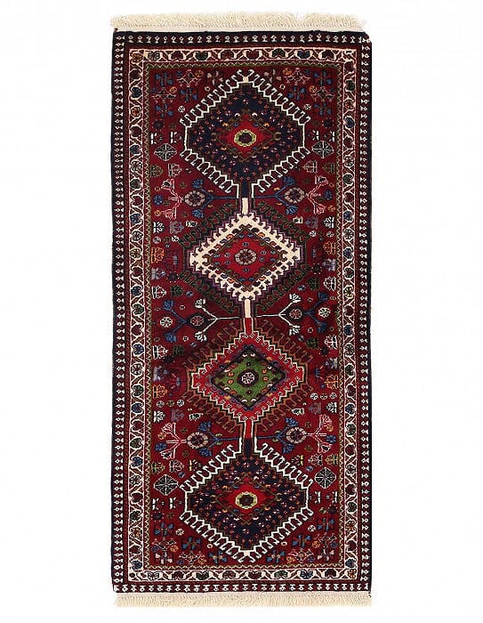 Fine Hand knotted Persian Yalameh runner 2'1" x 4' 10": Fine Hand knotted Persian Yalameh runner 2'1" x 4' 10" - New, Yalameh, Hand-Knotted, Lamb's Wool, 300 -D13972- 862.This item is part of our fine auction collection which includes many fine home access