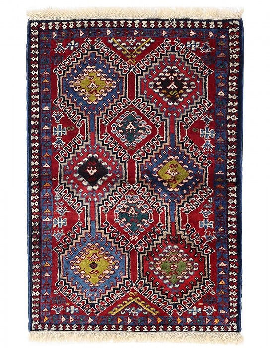 Fine Hand knotted Persian Yalameh 2' x 3': Fine Hand knotted Persian Yalameh 2' x 3' - New, Yalameh, Hand-Knotted, Lamb's Wool, 300 -D13978- 862.This item is part of our fine auction collection which includes many fine home accessories includi