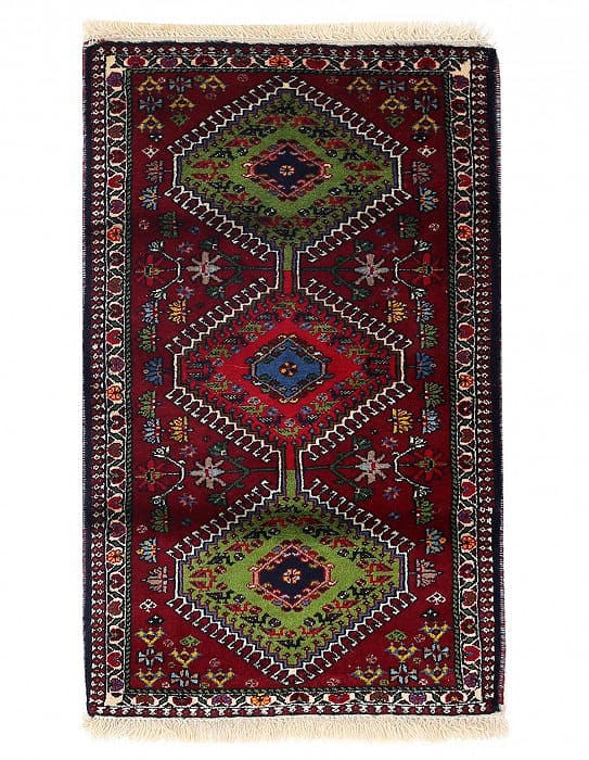 Fine Hand knotted Persian Yalameh rug 2' X 3'5'': Fine Hand knotted Persian Yalameh rug 2' X 3'5'' - New, Yalameh, Hand-Knotted, Lamb's Wool, 300 -D13986- 862.This item is part of our fine auction collection which includes many fine home accessories 